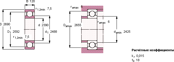 Подшипник BB1-8001