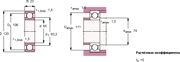 Подшипник 6213/HC5C3