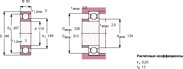 Подшипник 6322/C3VL0241