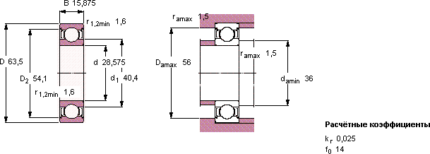 Подшипник RLS 9-2Z