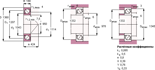 Подшипник 70/950 AMB