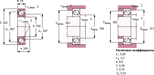 Подшипник 718/750 AGMB