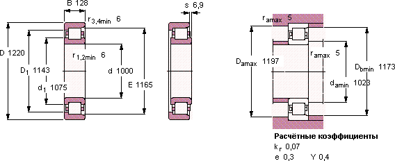 Подшипник NF 28/1000 ECMP/HA1