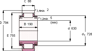 Подшипник BCSB 316283 A