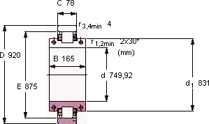 Подшипник BCSB 320861