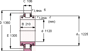 Подшипник BCSB 320806