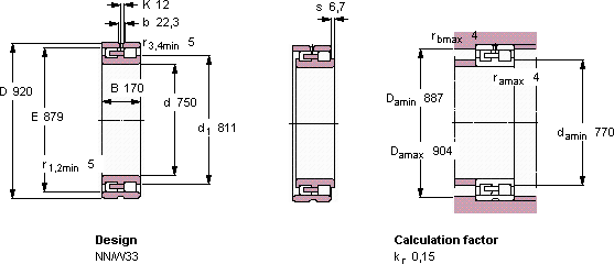 Подшипник NN 48/750/HB1W33