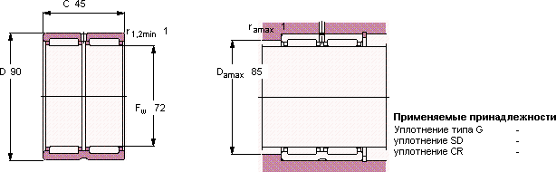 Подшипник RNA 6913