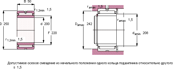 Подшипник NA 4840