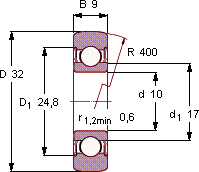 Подшипник 361200 R