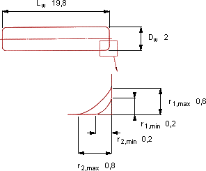 Подшипник RN-2x19.8 BF/G2