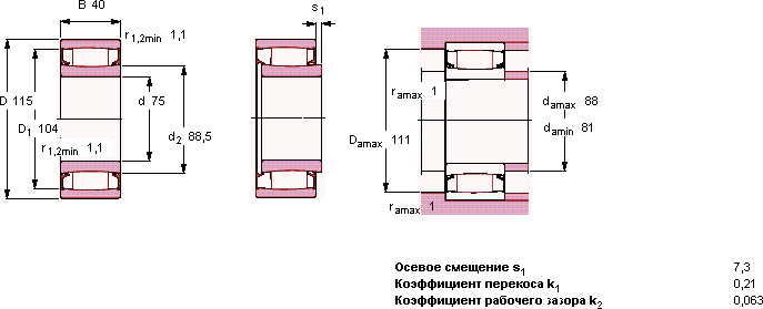 Подшипник C 4015-2CS5V