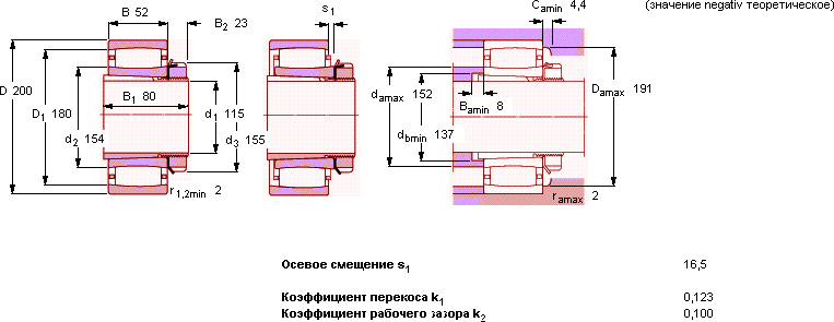 Подшипник C 3026 K- H 3026