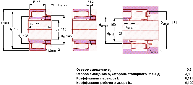 Подшипник C 3024 KV- H 3024