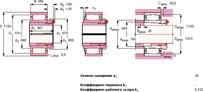 Подшипник C 31/710 KMB- OH 31/710 HE
