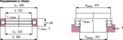 Подшипник BGSB 358345