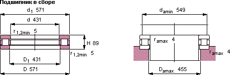 Подшипник BGSB 358346