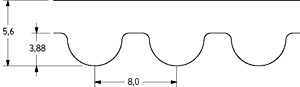 Ремень SKF PHG 1016-8M-20