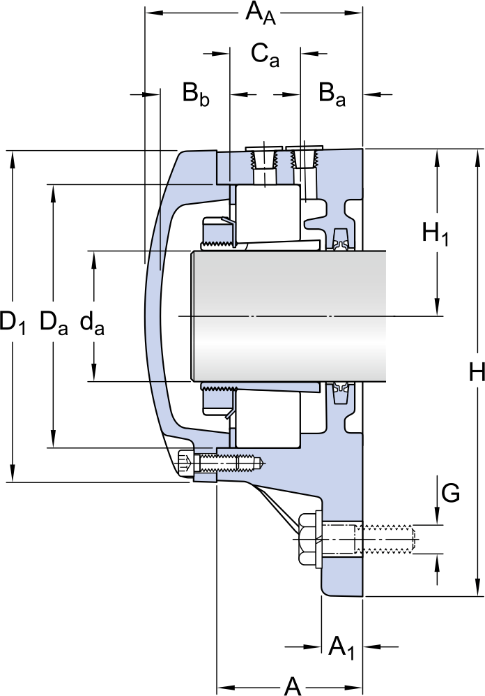Корпус подшипника FNL 512 A