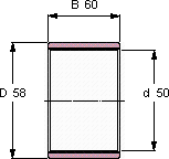 Втулка скольжения PWM 505860