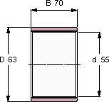 Втулка скольжения PWM 556370