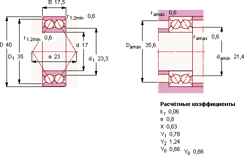 Подшипник 3203 ATN9