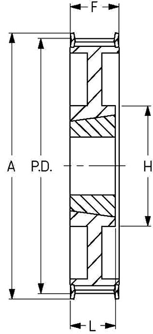 Шкив SKF PHP 34H075TB