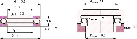 Подшипник BA 6