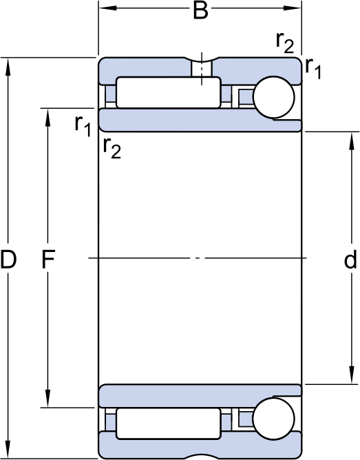 Подшипник NKIA 5911