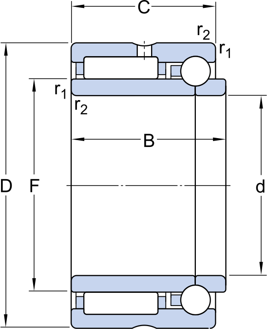 Подшипник NKIB 5905