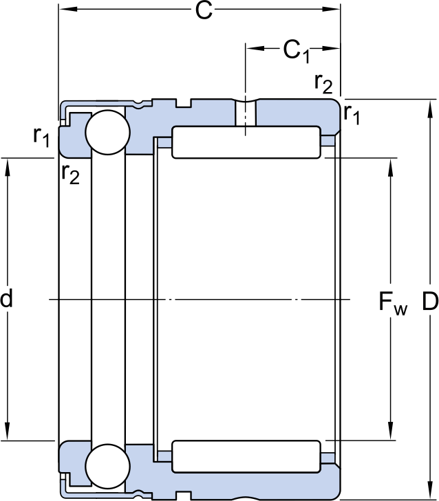 Подшипник NX 20 Z