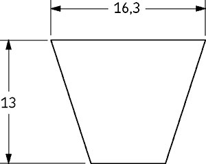 Ремень SKF PHG XPB1340