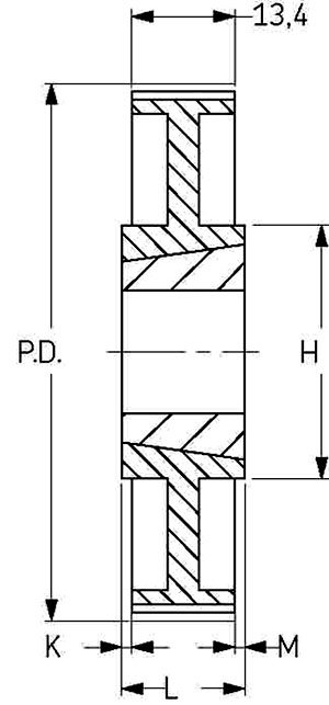 Шкив SKF PHP 84H075TB