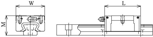 Линейные направляющие (рельсовые) THK SSR 15XV LM THK