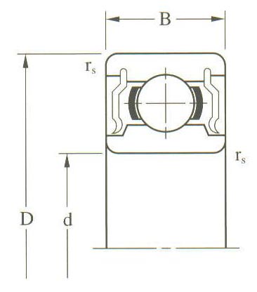 Подшипник 6001ZZ EZO