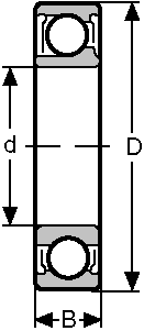 Подшипник 207-ZZ CONSOLIDATED BEARING