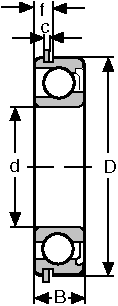 Подшипник 210-ZNR CONSOLIDATED BEARING