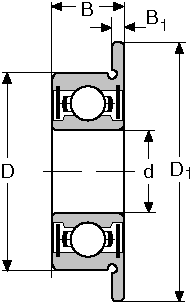  F63800-2RS CONSOLIDATED BEARING