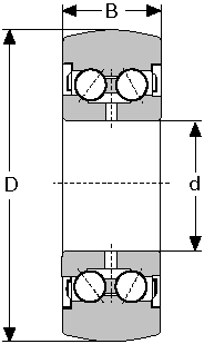 305804-2RS CONSOLIDATED BEARING