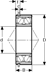 Подшипник 5202-NR CONSOLIDATED BEARING
