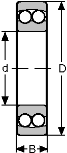 Подшипник 1213 CONSOLIDATED BEARING