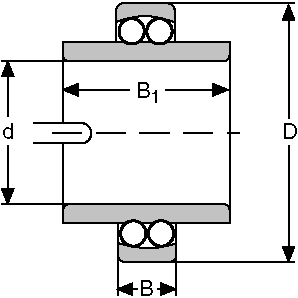 Подшипник 11204 CONSOLIDATED BEARING