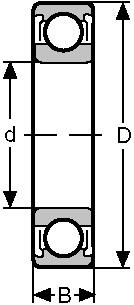 Подшипник SS-623-ZZ CONSOLIDATED BEARING