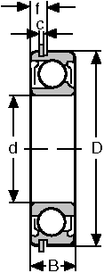 Подшипник 212-ZZNR CONSOLIDATED BEARING