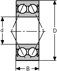 Подшипник 5202-ZZ CONSOLIDATED BEARING