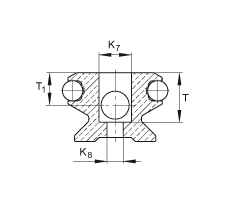 Подшипник VBS42 INA