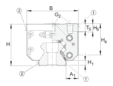 Подшипник RUE25-D-HL-FE INA