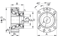 Подшипник DKLFA40140-2RS INA