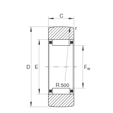 Подшипник RSTO45 INA