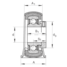 Подшипник RPB30 INA